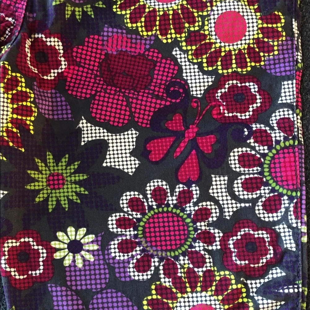 The Children's Place Girls 100% Cotton Floral Shorts Adjustable Waist Size 8